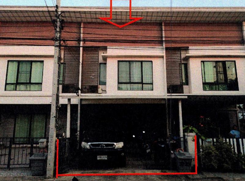 ทาวน์เฮ้าส์หลุดจำนอง ธ.ธนาคารอาคารสงเคราะห์ นนทบุรี บางกรวย ศาลากลาง