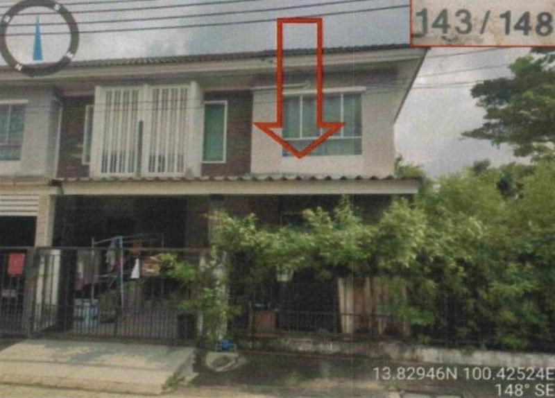 ทาวน์เฮ้าส์หลุดจำนอง ธ.ธนาคารอาคารสงเคราะห์ นนทบุรี บางกรวย บางคูเวียง