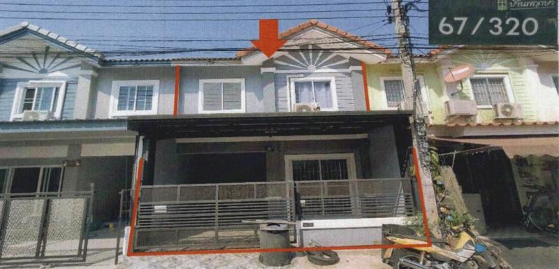 ทาวน์เฮ้าส์หลุดจำนอง ธ.ธนาคารอาคารสงเคราะห์ นนทบุรี บางใหญ่ บางแม่นาง