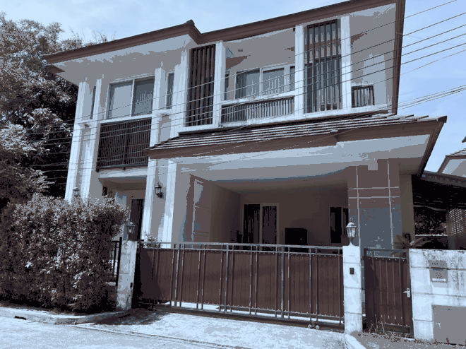 บ้านเดี่ยวหลุดจำนอง ธ.ธนาคารกสิกรไทย นนทบุรี บางกรวย บางขุนกอง