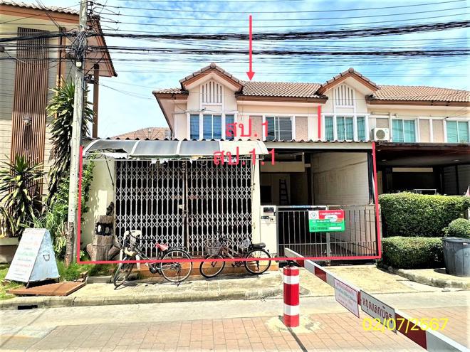 ทาวน์เฮ้าส์หลุดจำนอง ธ.ธนาคารกสิกรไทย นนทบุรี บางกรวย ปลายบาง