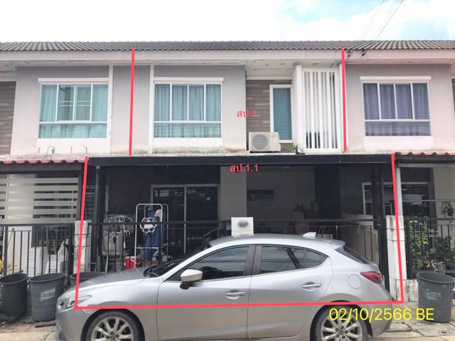 ทาวน์เฮ้าส์หลุดจำนอง ธ.ธนาคารกสิกรไทย นนทบุรี บางใหญ่ บางม่วง