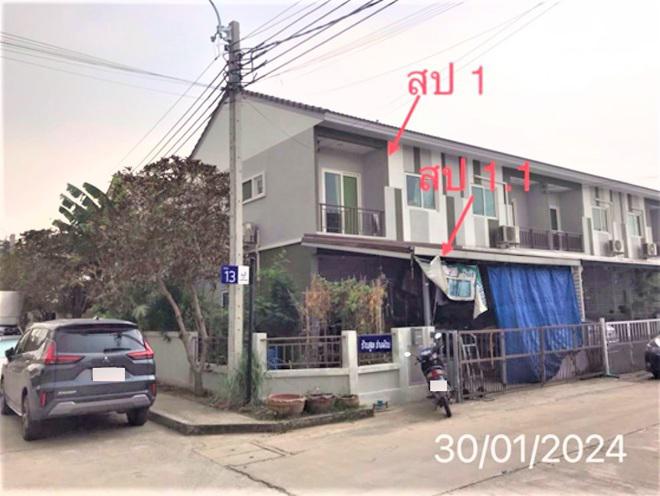 ทาวน์เฮ้าส์หลุดจำนอง ธ.ธนาคารกสิกรไทย นนทบุรี บางบัวทอง ละหาร